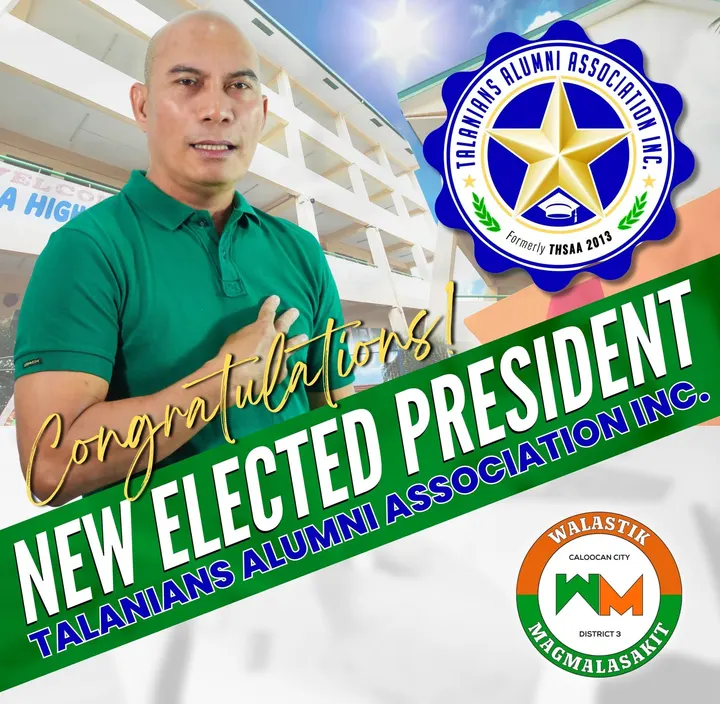 Bernard Follosco Domingo, Talanians Alumni Association President